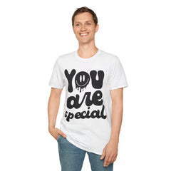 You Are Special Printed English quotes Unisex Softstyle T-Shirt - Cute Gift for Friends & Family