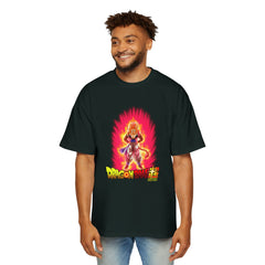 Dragon Ball Super Men’s Heavy Oversized Tee - Epic Anime Graphic T-Shirt