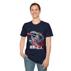 ATTACK ON TITAN ANIME Printed T-Shirt - Battle Scene Design