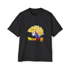 Dragon Ball Z Men's Heavy Oversized Tee - Iconic Anime Graphic T-Shirt