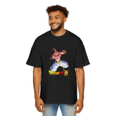 Dragon Ball Z Men's Heavy Oversized Tee - Fun Graphic Tee for Anime Fans
