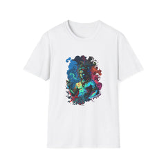 Devotional Printed T-Shirt - Colorful Fantasy Design