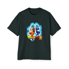 Dragon Ball Z Men's Heavy Oversized Tee - Bold Anime Graphic T-Shirt for Fans
