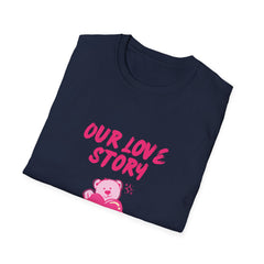 Cute Love Story Relatonship T-Shirt - Perfect for Couples