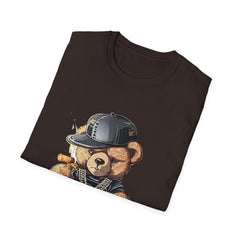 Vintage Bear Graphic Unisex Softstyle Teddy T-Shirt