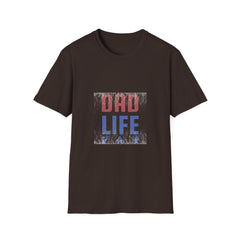 Dad Life Unisex Softstyle Parents T-Shirt - Perfect Gift for Father's Day