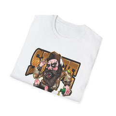 Skateboard Graffiti Graphic T-Shirt - Retro Skate Vibe, Unisex Softstyle Tee