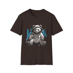Cool Bear Graphic Unisex Teddy T-Shirt - Casual Streetwear
