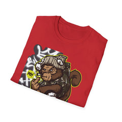 Urban Graffiti Art T-Shirt - Unisex Softstyle Tee with Cool Character Design