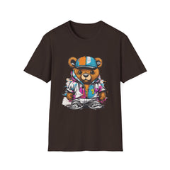 Cool Bear Graphic Unisex Softstyle Teddy T-Shirt