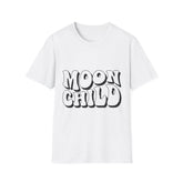 Moon Child Printed English quotes Unisex Softstyle T-Shirt - Dreamy and Chill Vibes
