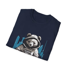 Cool Bear Graphic Unisex Teddy T-Shirt - Casual Streetwear