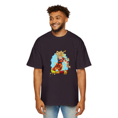 Dragon Ball Z Men's Heavy Oversized Tee - Anime Graphic Shirt