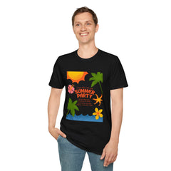 Summer Party Unisex Softstyle T-Shirt - Tropical Vibes
