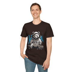 Cool Bear Graphic Unisex Teddy T-Shirt - Casual Streetwear