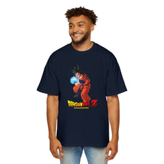 Men's Heavy Oversized Tee - Dragon Ball Z Graphic Tee for Fans