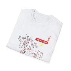 ATTACK ON TITAN ANIME Printed T-Shirt - Unisex Softstyle Tee for Fans