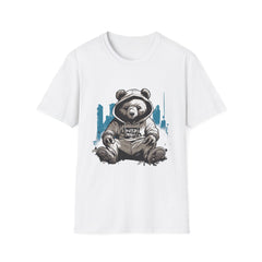 Cool Bear Graphic Unisex Teddy T-Shirt - Casual Streetwear