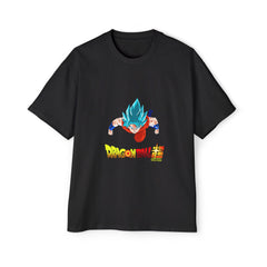 Dragon Ball Z Men's Heavy Oversized Tee - Bold Anime Graphic T-Shirt