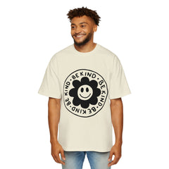 Be Kind Graphic Oversized Tee for Men - Casual Comfort