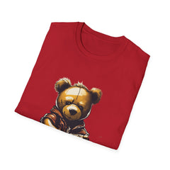Cute Illustrated Bear Unisex Softstyle Teddy T-Shirt