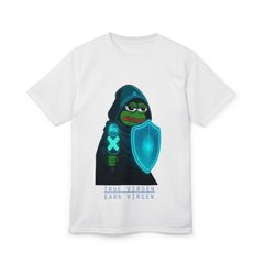 Virtuals Pepe Meme Unisex Tee, Cool Graphic T-Shirt for Gamers, Funny Gift for Friends, Casual Wear, Unique AOP Design, Perfect for Birthdays