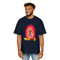Dragon Ball Super Men’s Heavy Oversized Tee - Epic Anime Graphic T-Shirt