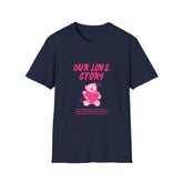 Cute Love Story Relatonship T-Shirt - Perfect for Couples