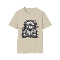 Cool Urban Bear Unisex Softstyle Teddy T-Shirt - Stylish Graphic Tee for Casual Wear
