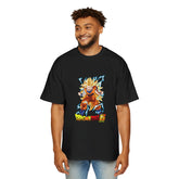 Dragon Ball Super Goku Graphic Heavy Oversized Tee - Stylish Comfort for Anime Fans