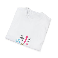 My 1st Mother's Day Parents T-Shirt - Unisex Softstyle Tee for New Moms