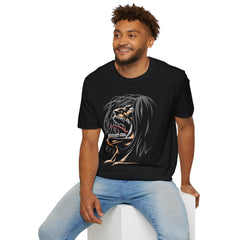 ATTACK ON TITAN ANIME Printed T-Shirt - Wild Hair Roaring Design