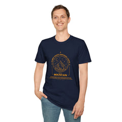 Mountain Nights Unisex Softstyle Girls T-Shirt - Adventure Awaits Design