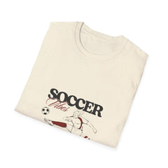 Unisex Soccer Vibes Girls T-Shirt - Perfect for Soccer Lovers and Athletes