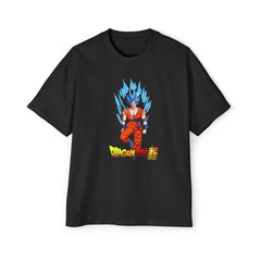 Dragon Ball Z Men's Heavy Oversized Tee - Anime Graphic Shirt for Fans