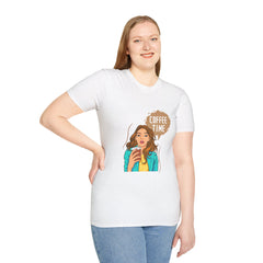 Coffee Time Girls T-Shirt - Perfect Gift for Coffee Lovers