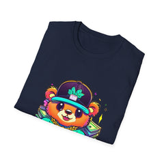 Cool Bear Graphic Teddy Tee - Unisex Softstyle T-Shirt