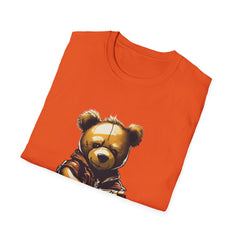 Cute Illustrated Bear Unisex Softstyle Teddy T-Shirt