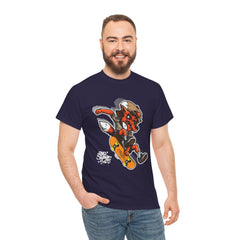 Rad Fox Skater--Printed Graffiti