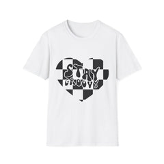 Stay Groovy Printed English quotes Unisex Softstyle T-Shirt - Retro Vibe Tee