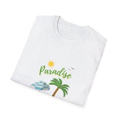 Paradise Beach Vibes Unisex Softstyle Summer T-Shirt