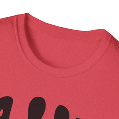 Inspirational Unisex Softstyle T-Shirt - 'Aim Higher, Dream Bigger'