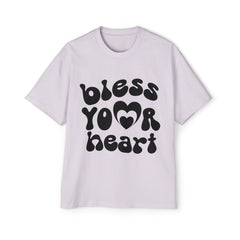 Men's Oversized T-Shirt - 'Bless Your Heart' Retro Graphic Tee