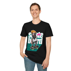 Skateboarder Graffiti Graphic Unisex Softstyle T-Shirt - Street Vibe Tee