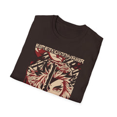 DEMONSSLAYER ANIME Printed T-Shirt - Kintesuto Sharu Hat Design