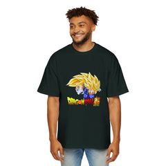 Dragon Ball Z Men's Heavy Oversized Tee - Iconic Anime Graphic T-Shirt