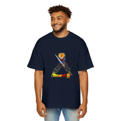 Dragon Ball Z Men's Heavy Oversized Tee - Anime Graphic T-Shirt