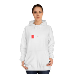Minimalist Unisex College Hoodie - Stylish Hooded Sweatshirt for Campus Life