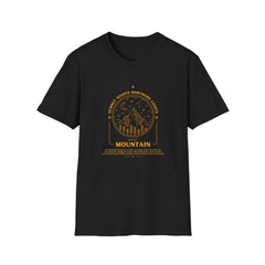 Mountain Nights Unisex Softstyle Girls T-Shirt - Adventure Awaits Design