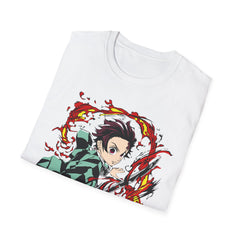 DEMONSSLAYER ANIME Printed T-Shirt - Unisex Softstyle T-Shirt for Anime Fans